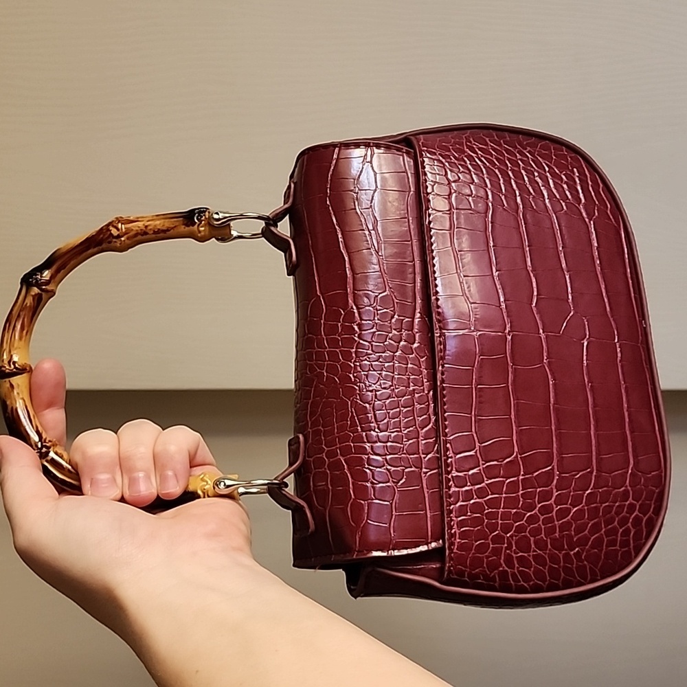 "CXL By Christian Lacroix" Croc Skin Purse ❤️ - Picture 3 of 12